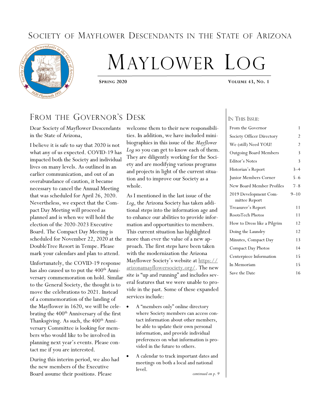 Maylower Log