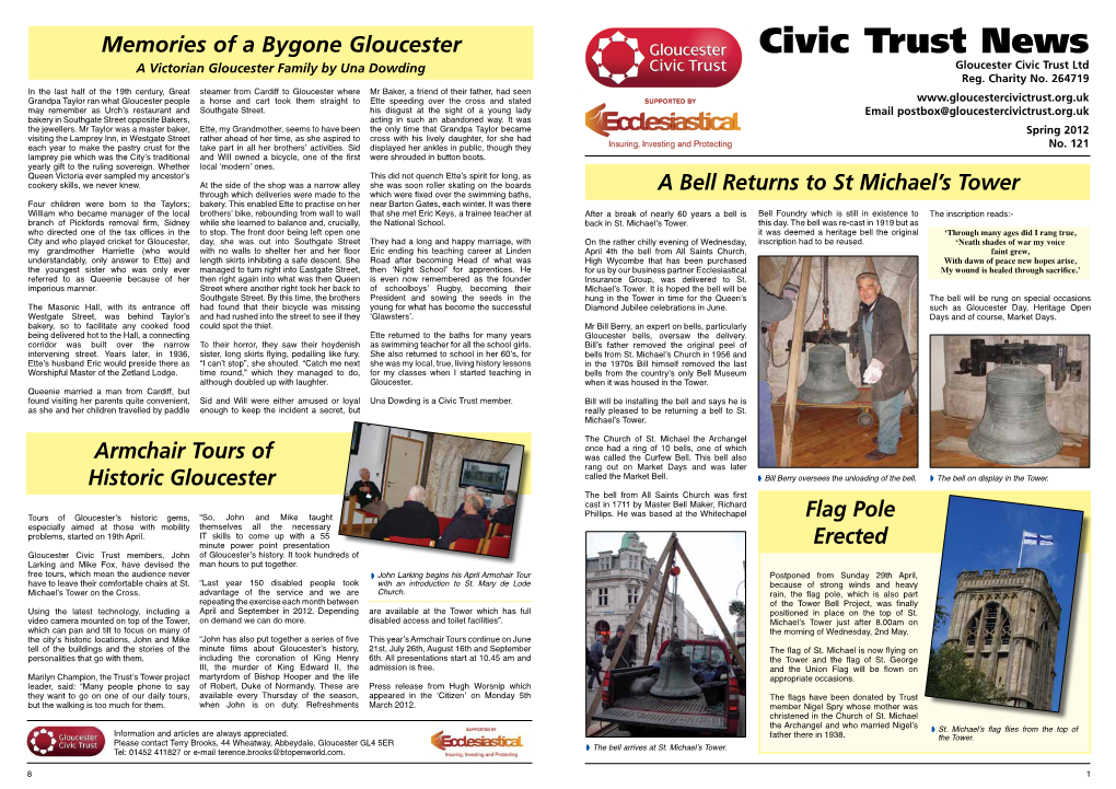 Civic Trust News a Victorian Gloucester Family by Una Dowding Gloucester Civic Trust Ltd Reg
