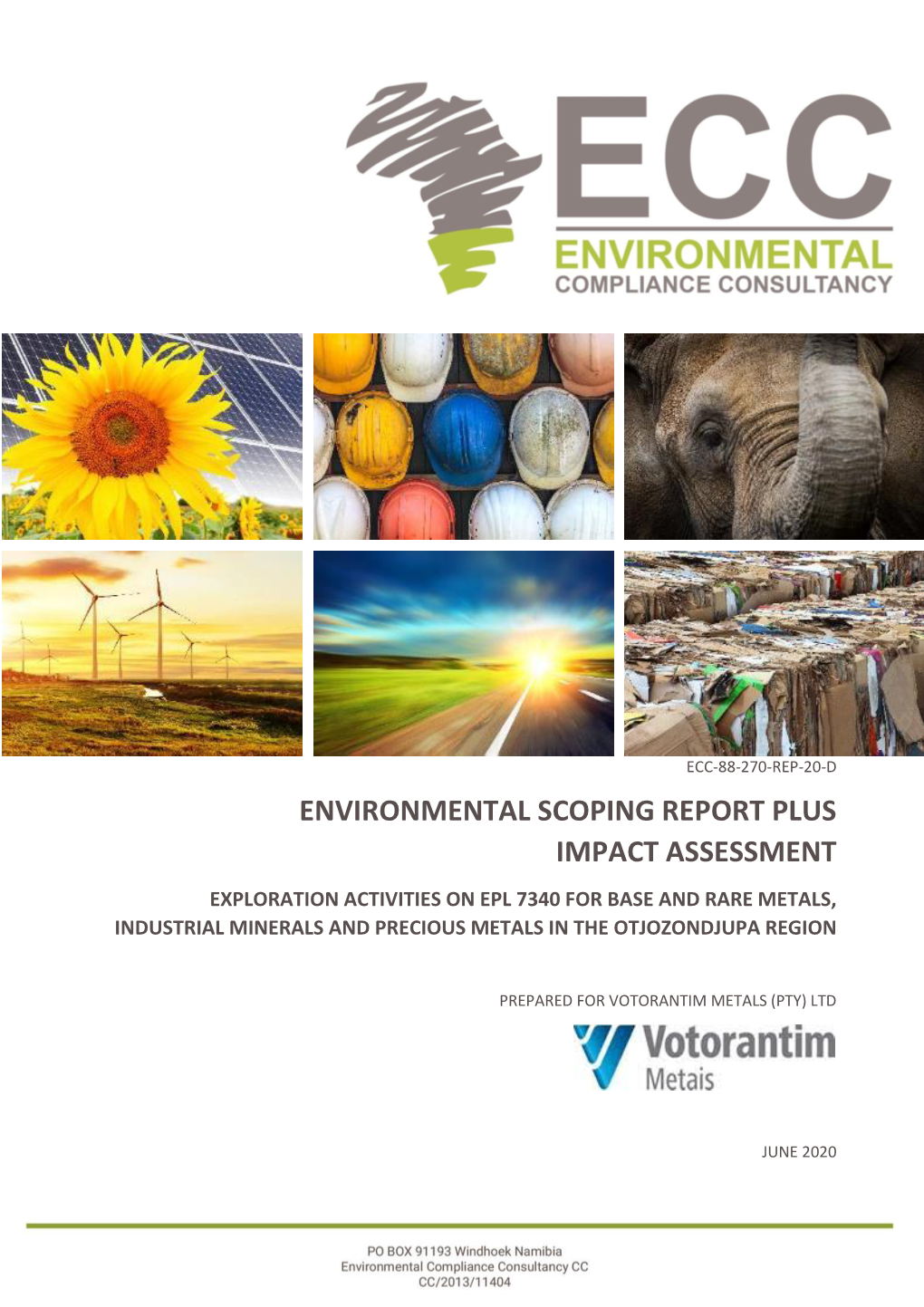 Environmental Scoping Report Plus Impact