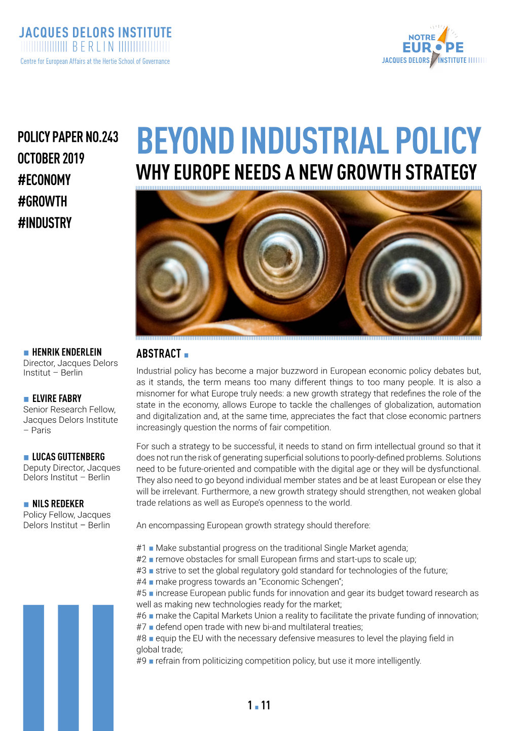 Beyond Industrial Policy #Economy Why Europe Needs a New Growth Strategy #Growth #Industry