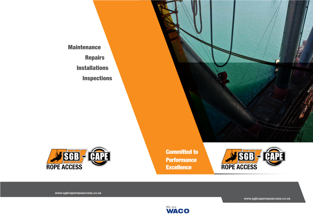 Rope Access Brochure