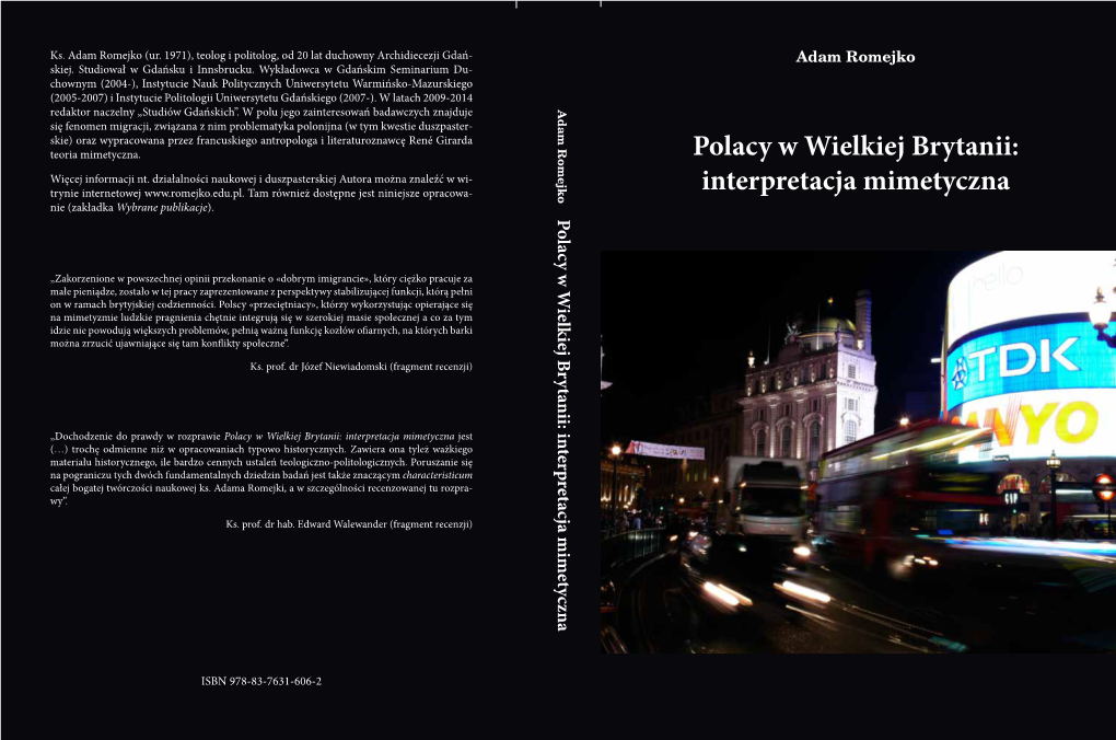 Polacy W Wielkiej Brytanii: Więcej Informacji Nt