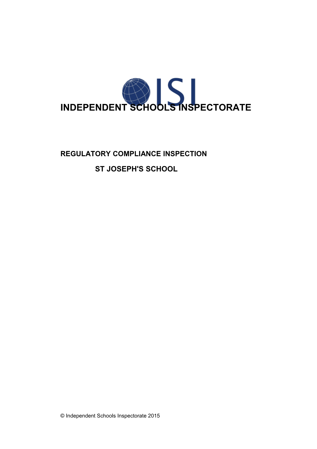 Independent Schools Inspectorate s1