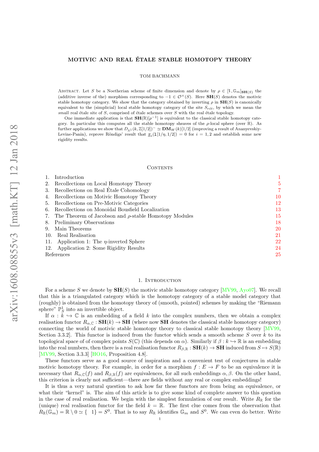 Motivic and Real Etale Stable Homotopy Theory