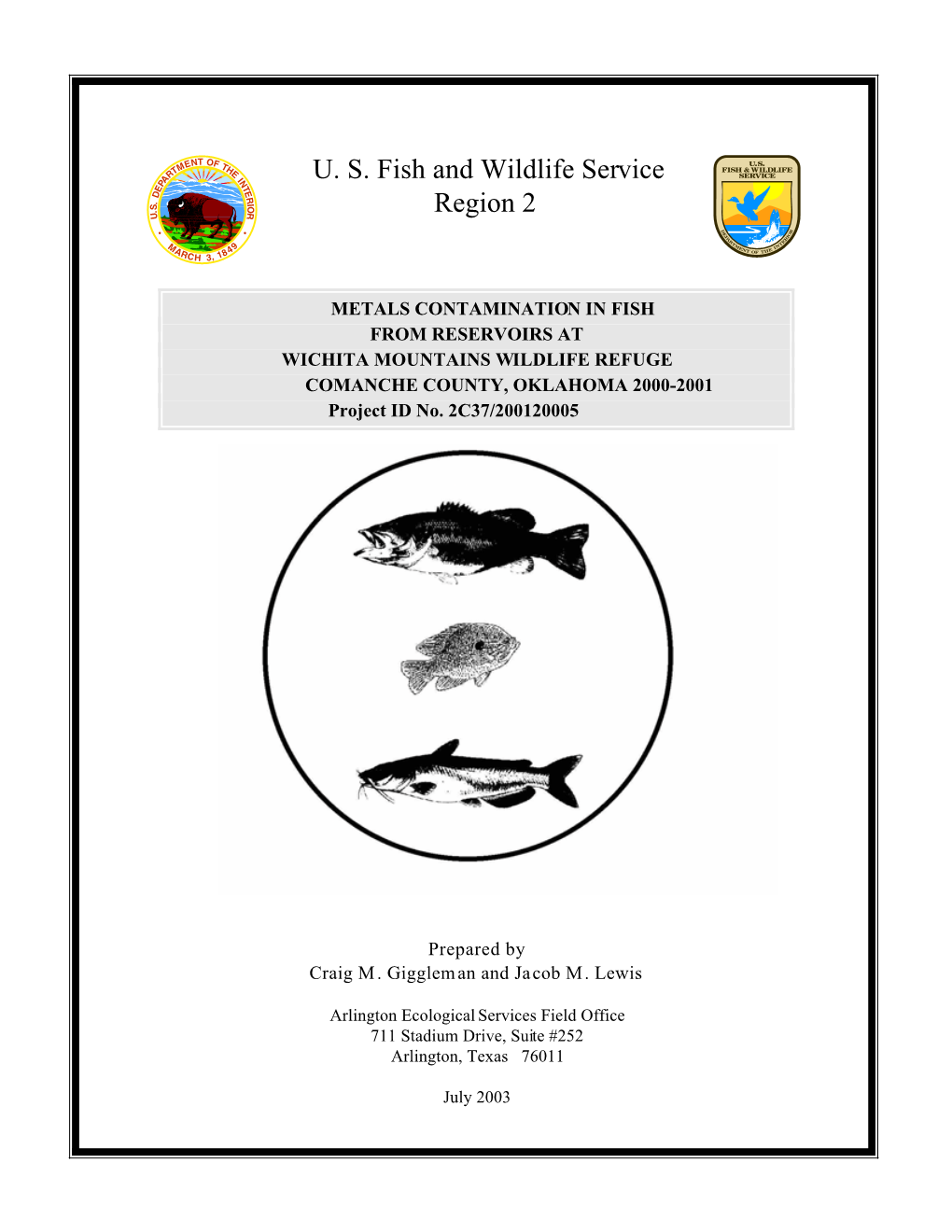 U. S. Fish and Wildlife Service Region 2