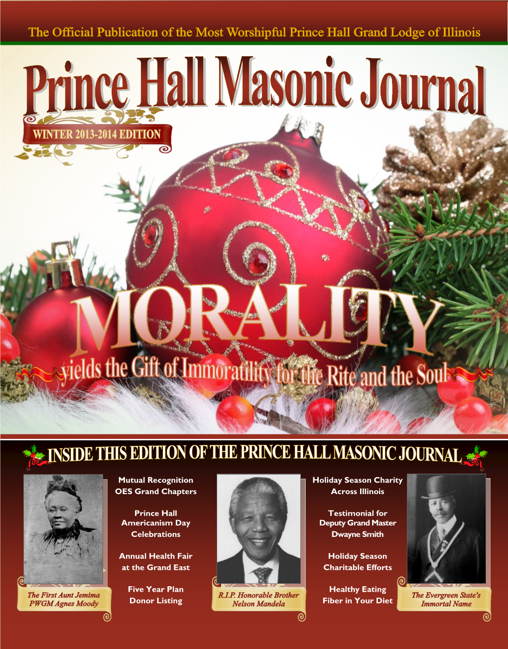 Mutual Recognition OES Grand Chapters Prince Hall Americanism