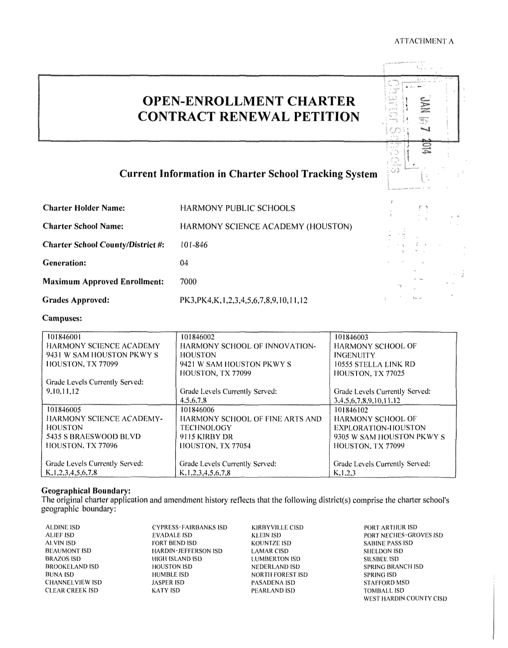 Charter Renewal Contract Commissioner