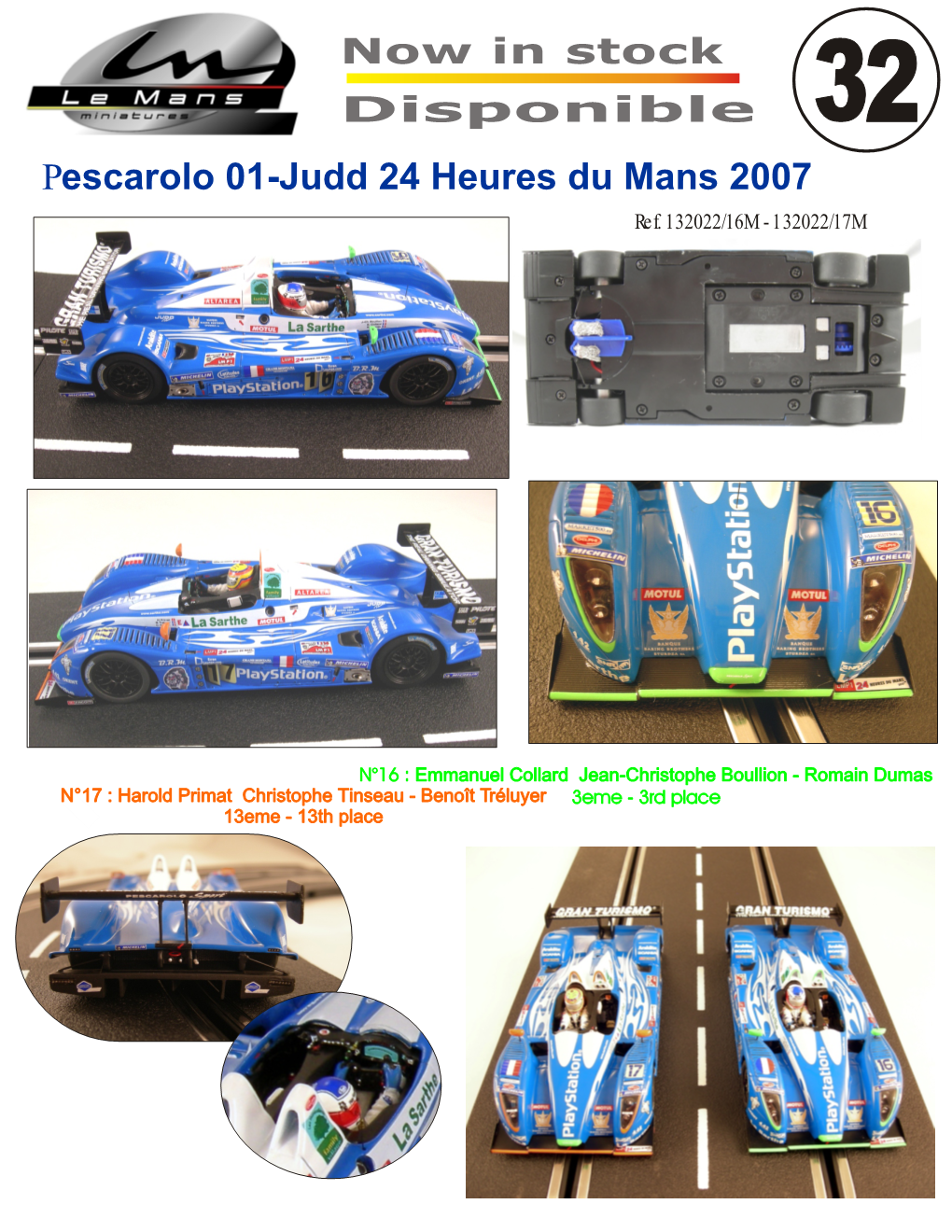 Pescarolo 01-Judd 24 Heures Du Mans 2007 Ref