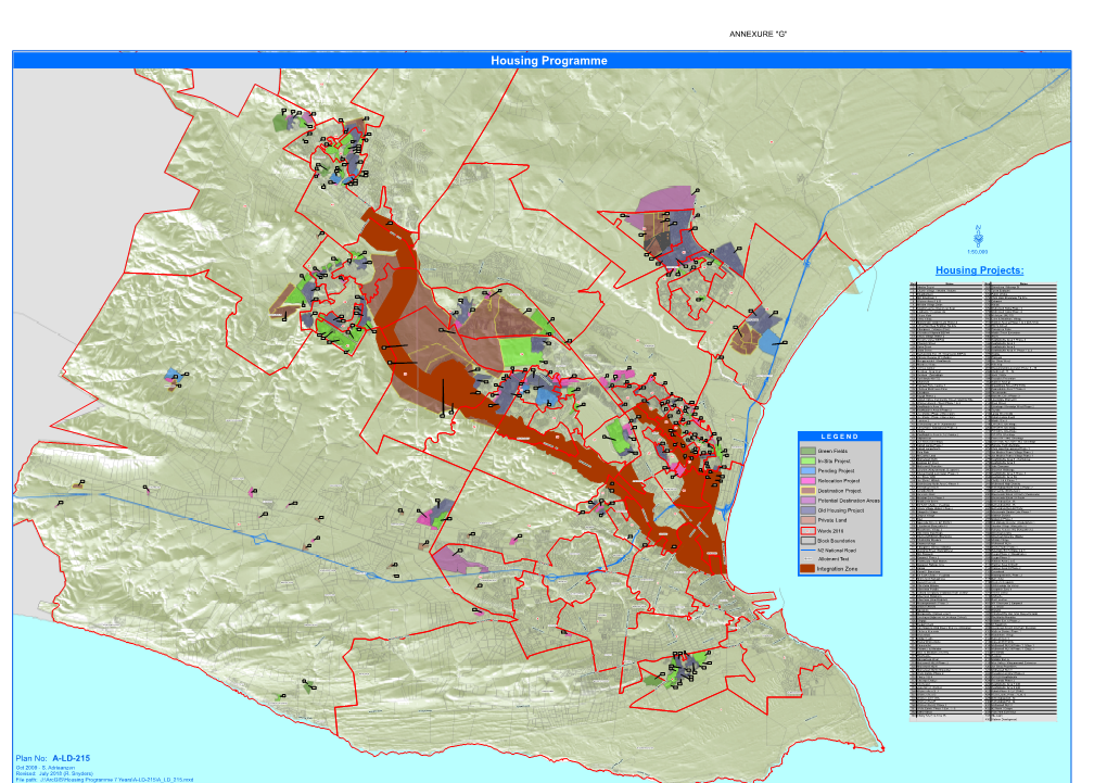 Informal Settlements Upgrading and Relocation Projects