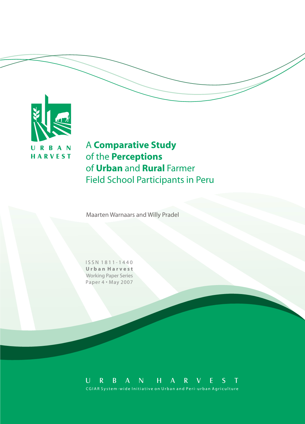 A Comparative Study of the Perceptions of Urban and Rural Farmer Field School Participants in Peru