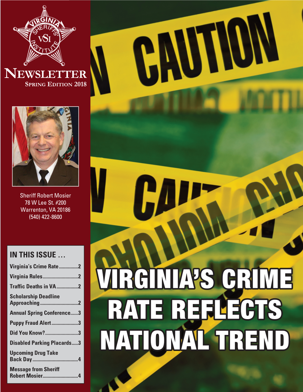 Virginia's Crime Rate