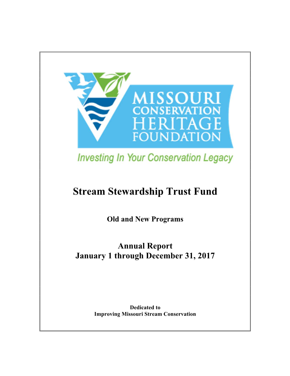 Stream Stewardship Trust Fund