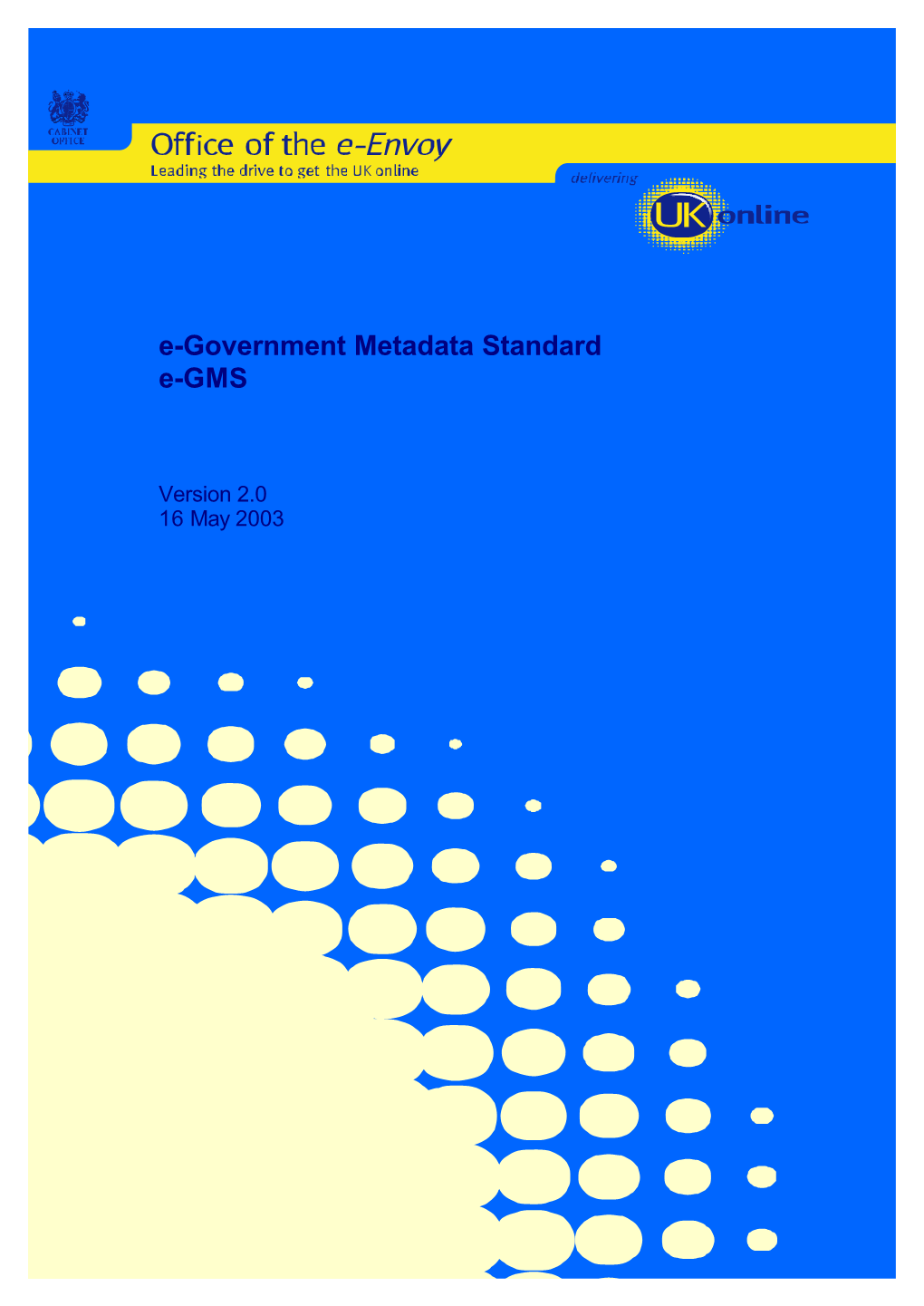 E-Government Metadata Standard E-GMS