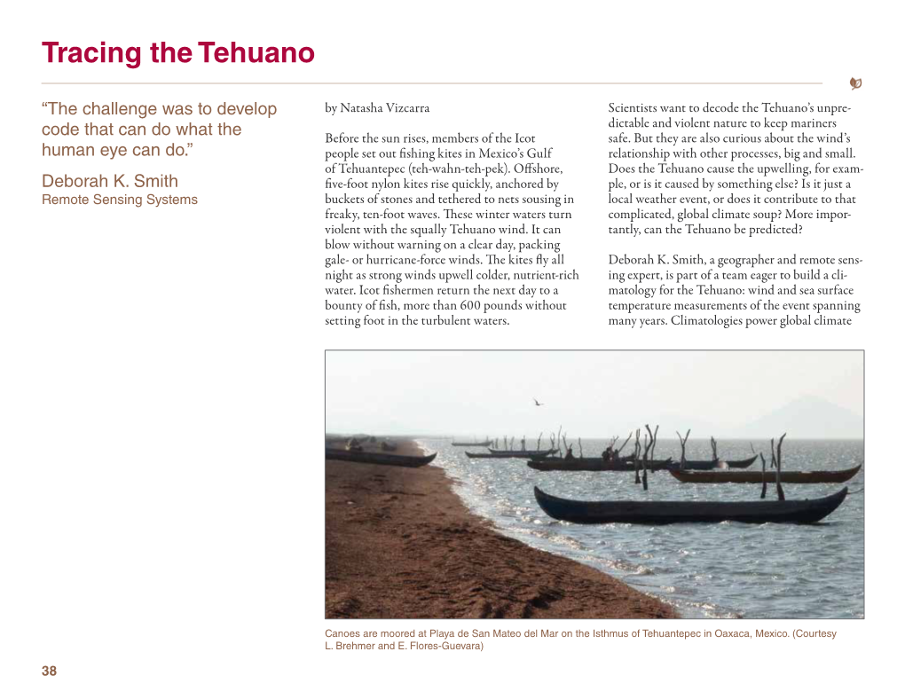 Tracing the Tehuano