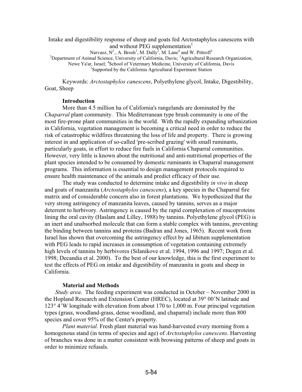 Optimizing Planned Herbviory for Control of Manzanita