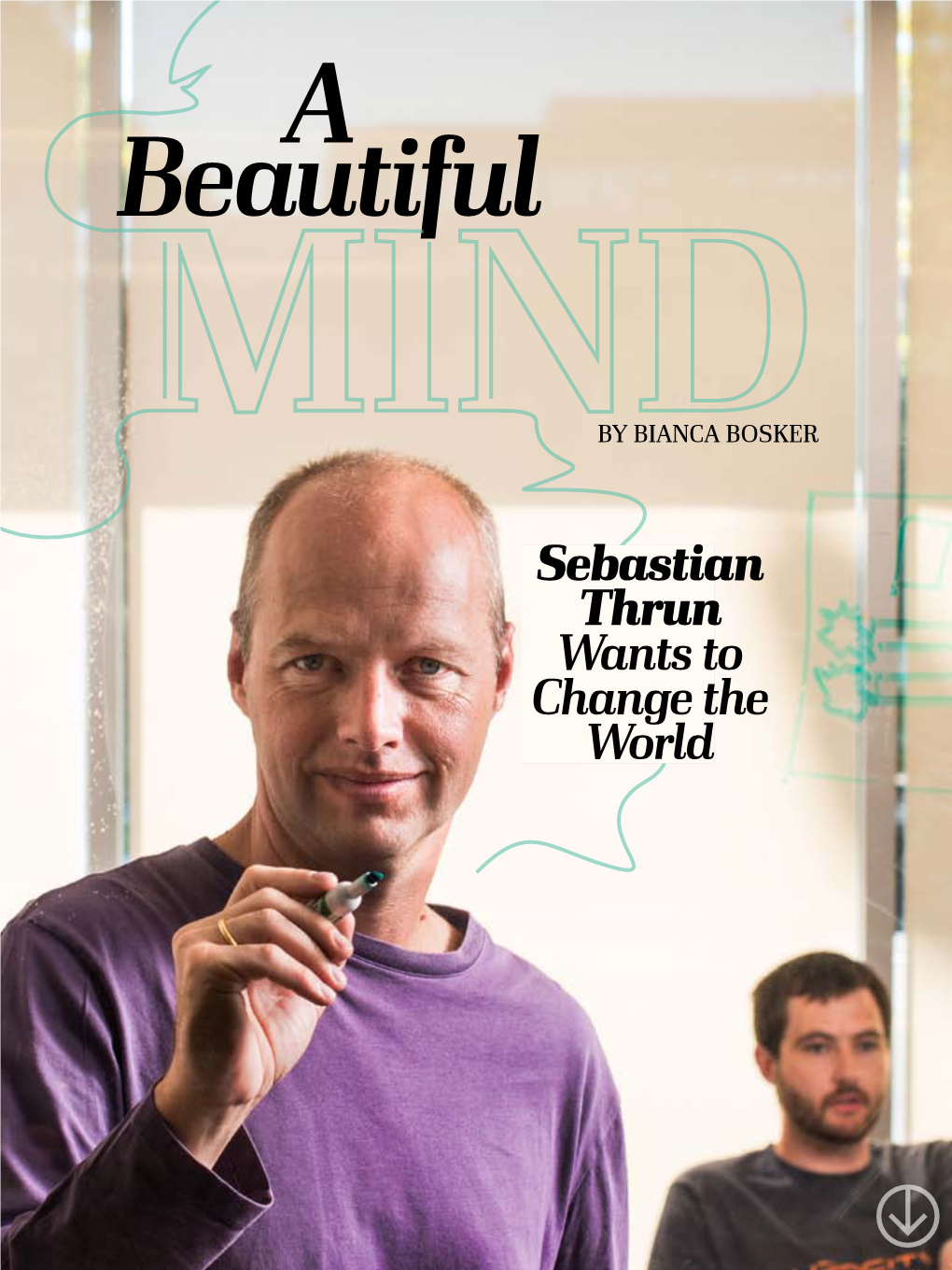 Sebastian Thrun Wants to Change the World Photographs by WINNI WINTERMEYER