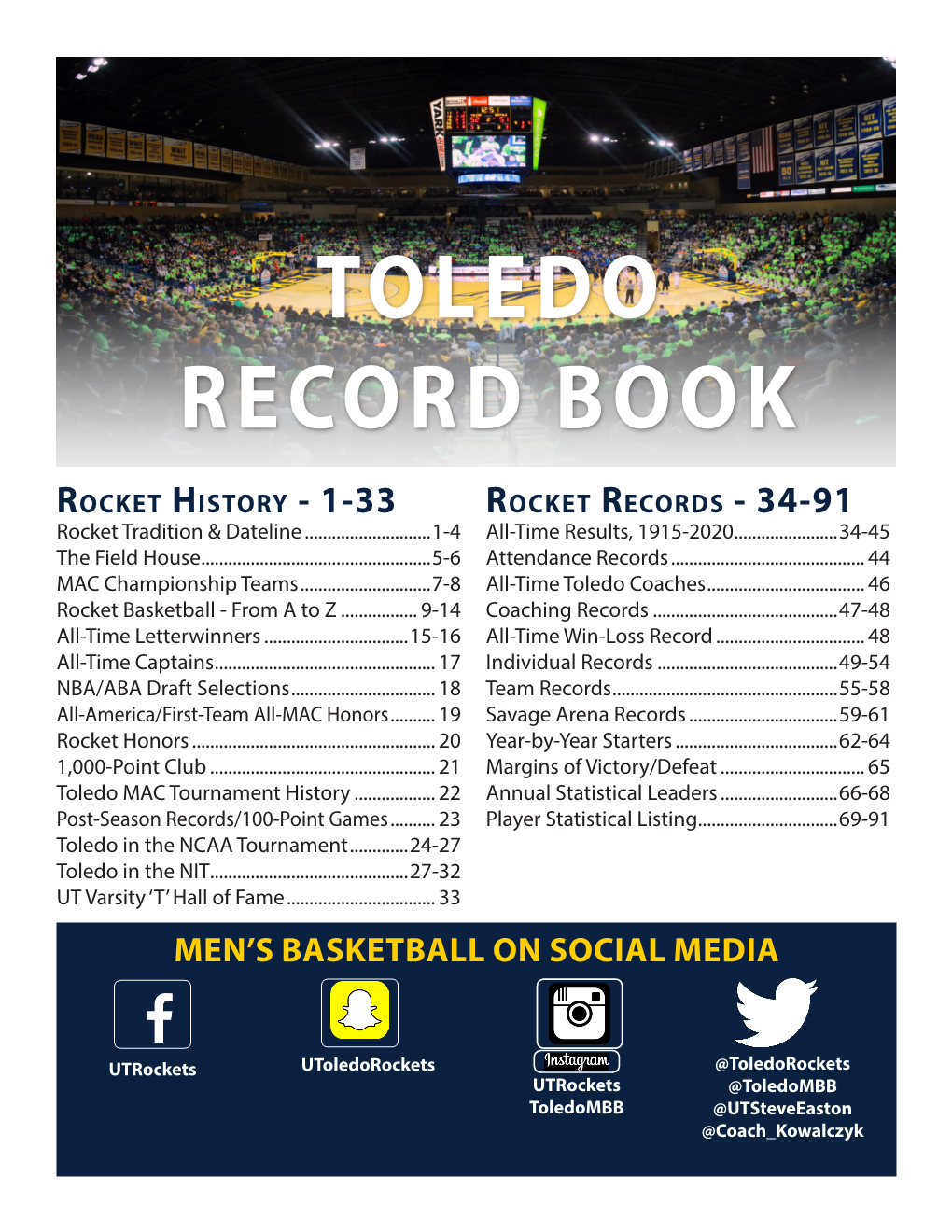 Toledo Record Book