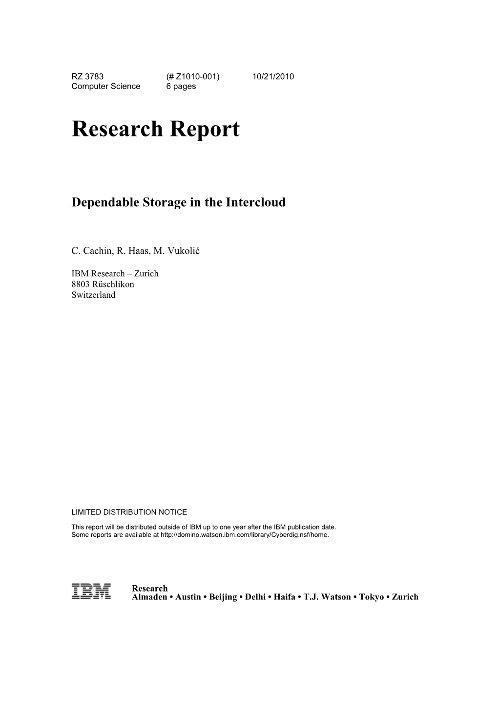 Research Report