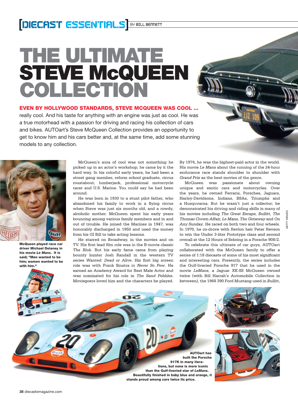 The Ultimate Steve Mcqueen Collection Even by Hollywood Standards, Steve Mcqueen Was Cool