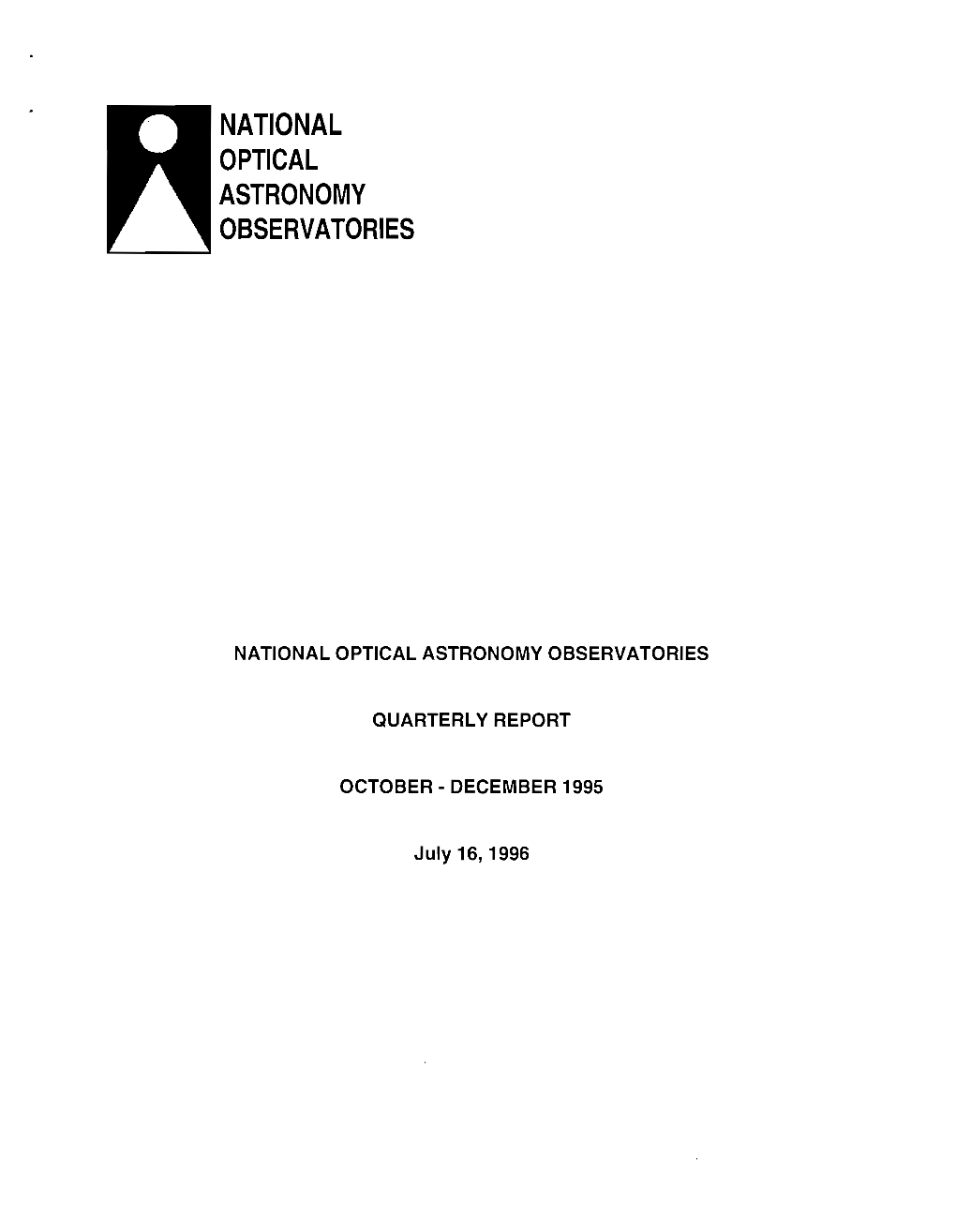 FY1996 Q1 Oct-Dec NO