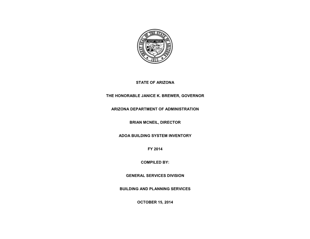 FY14 Building System Inventory Report