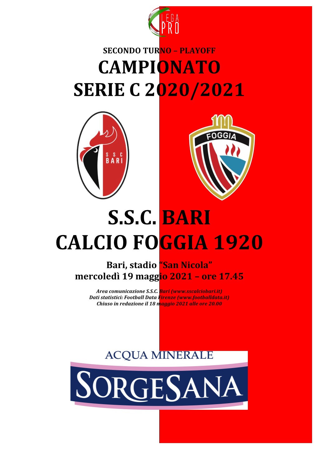 S.S.C. Bari Calcio Foggia 1920