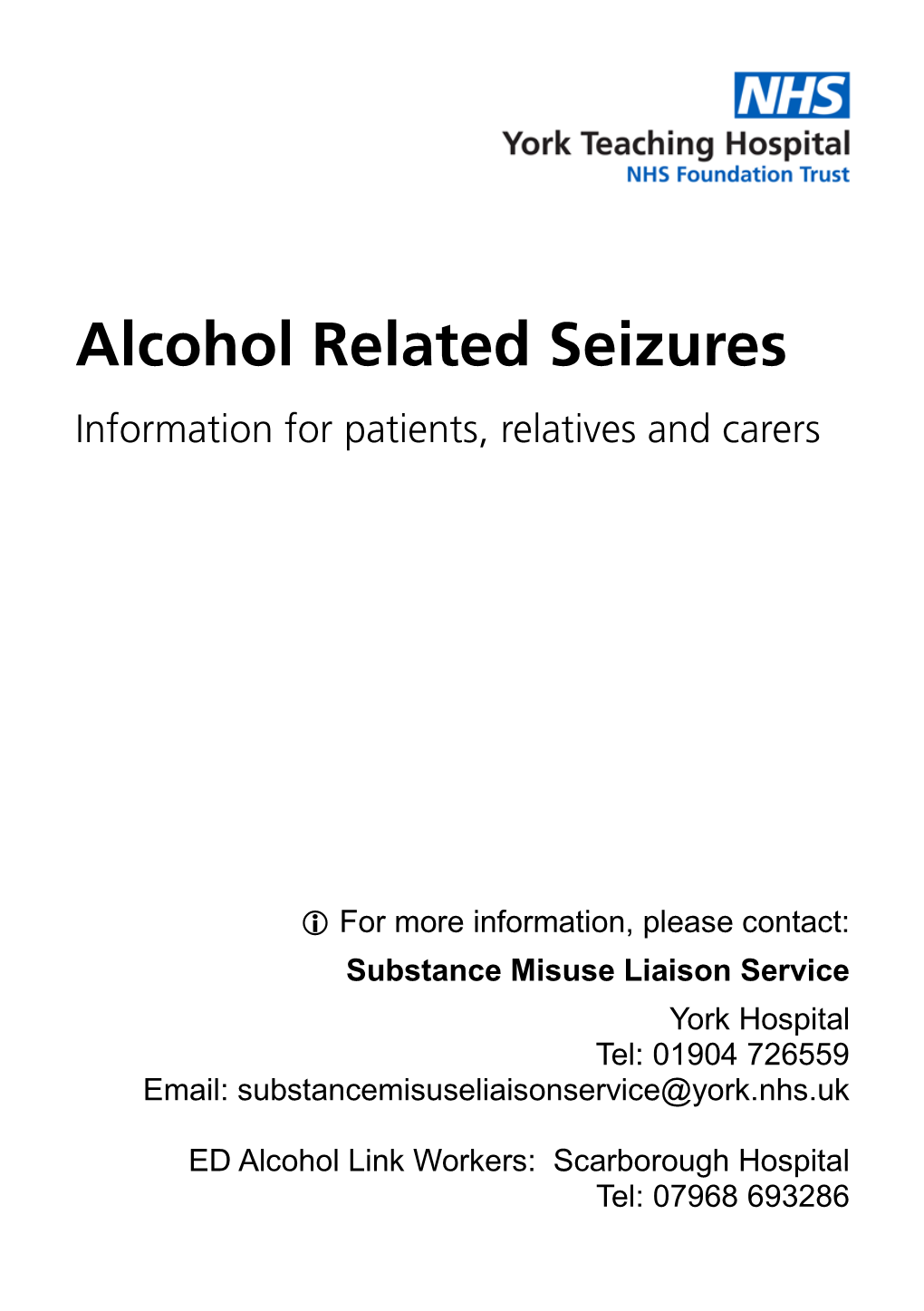 Alcohol Related Seizures