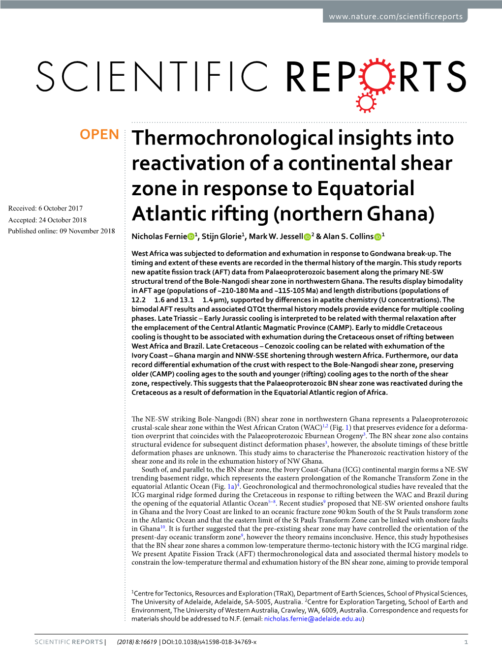 Thermochronological Insights Into Reactivation of a Continental Shear