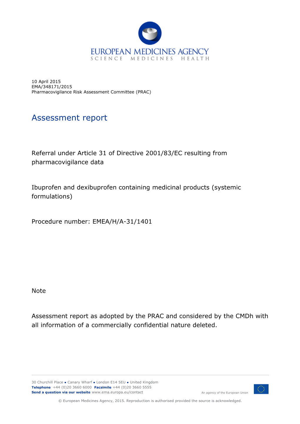 Assessment Report