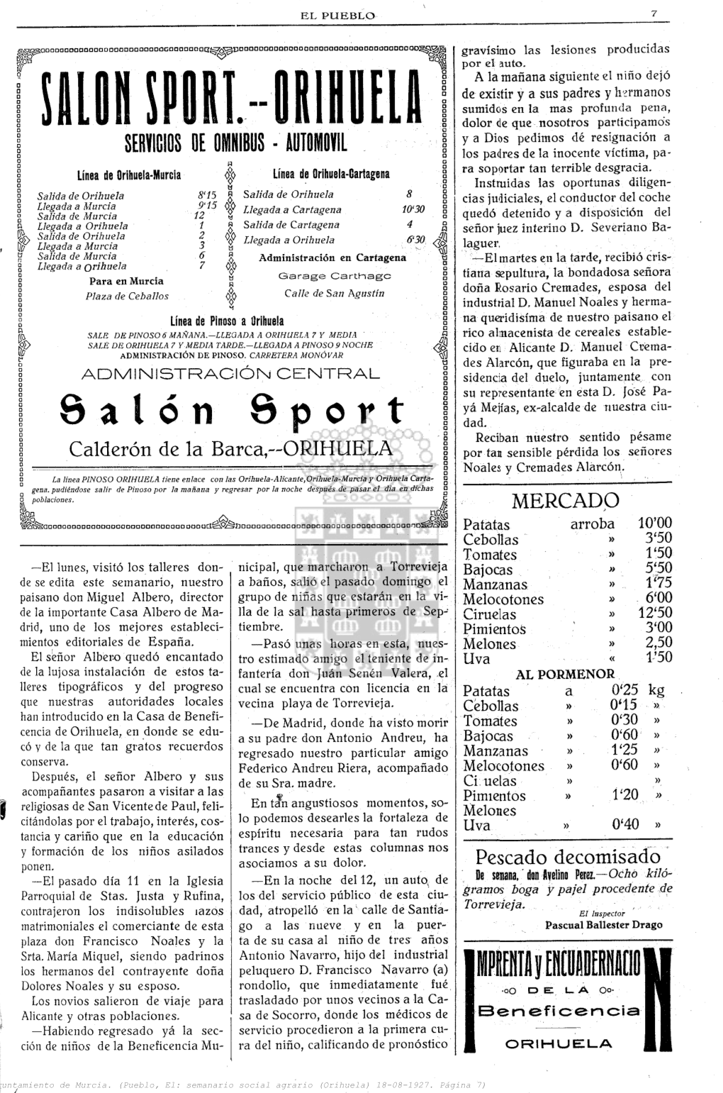 1 SALON SPORT.IR1HUELA 1Y a Dios Pedimos Dé Resignación a SERYIGIOS DE OMNIBUS - AUTOMOYIL Los Padres De La Inocente Víctima, Pa Ra Soportar Tan Terrible Desgracia