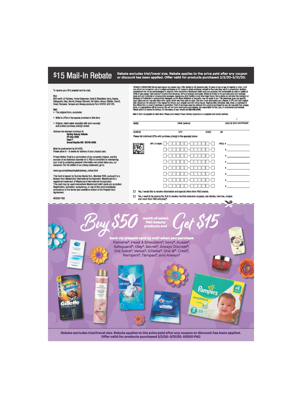 $15 Mail-In Rebate