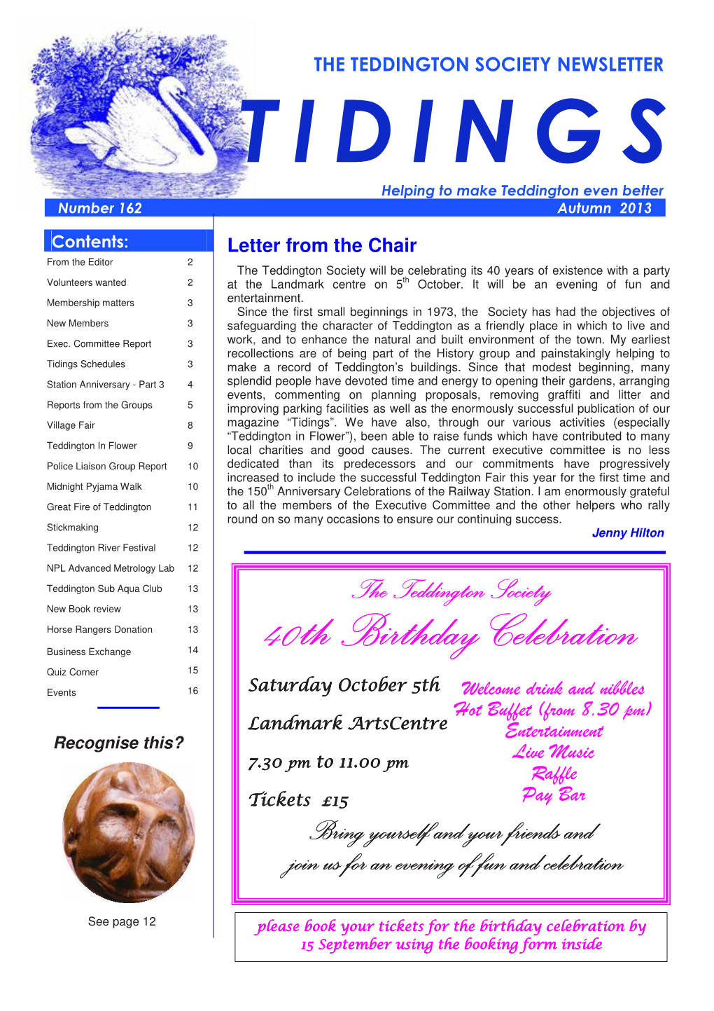 Tidings162autumn2013.Pdf