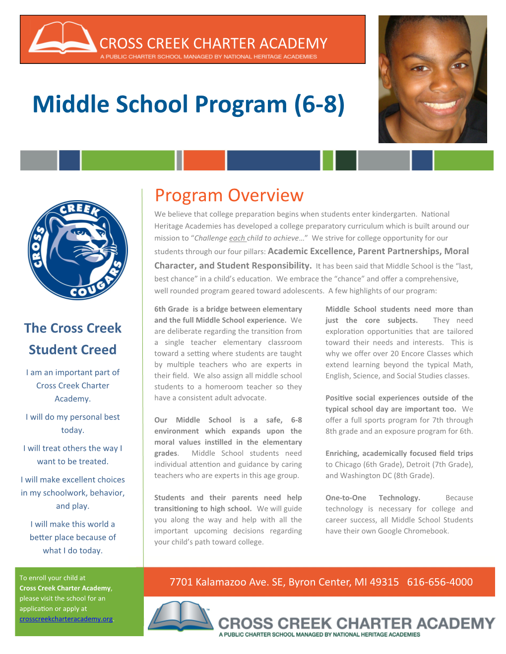 Middle School Program (6-8)