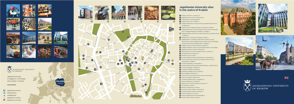 Jagiellonian University Sites in the Centre of Kraków