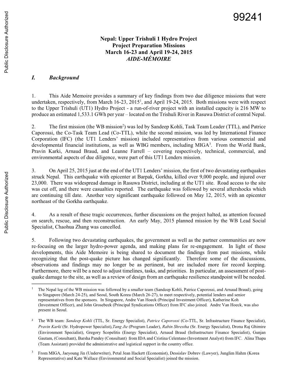 World Bank Document