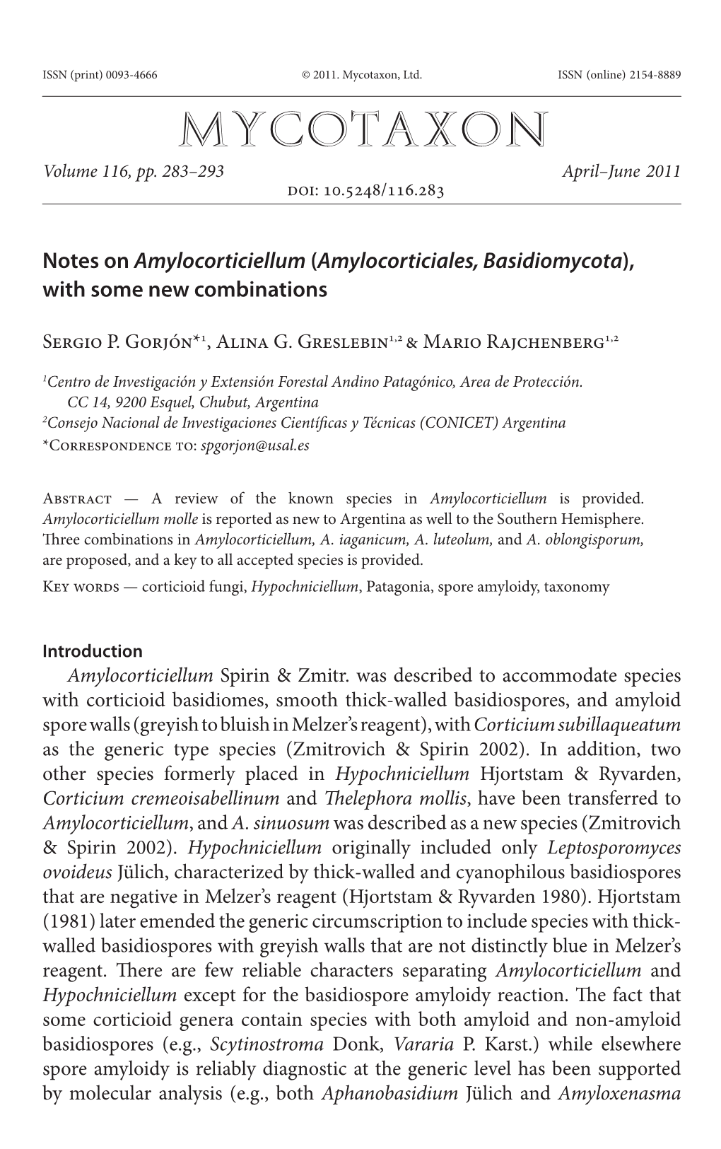 <I>Amylocorticiales, Basidiomycota</I>