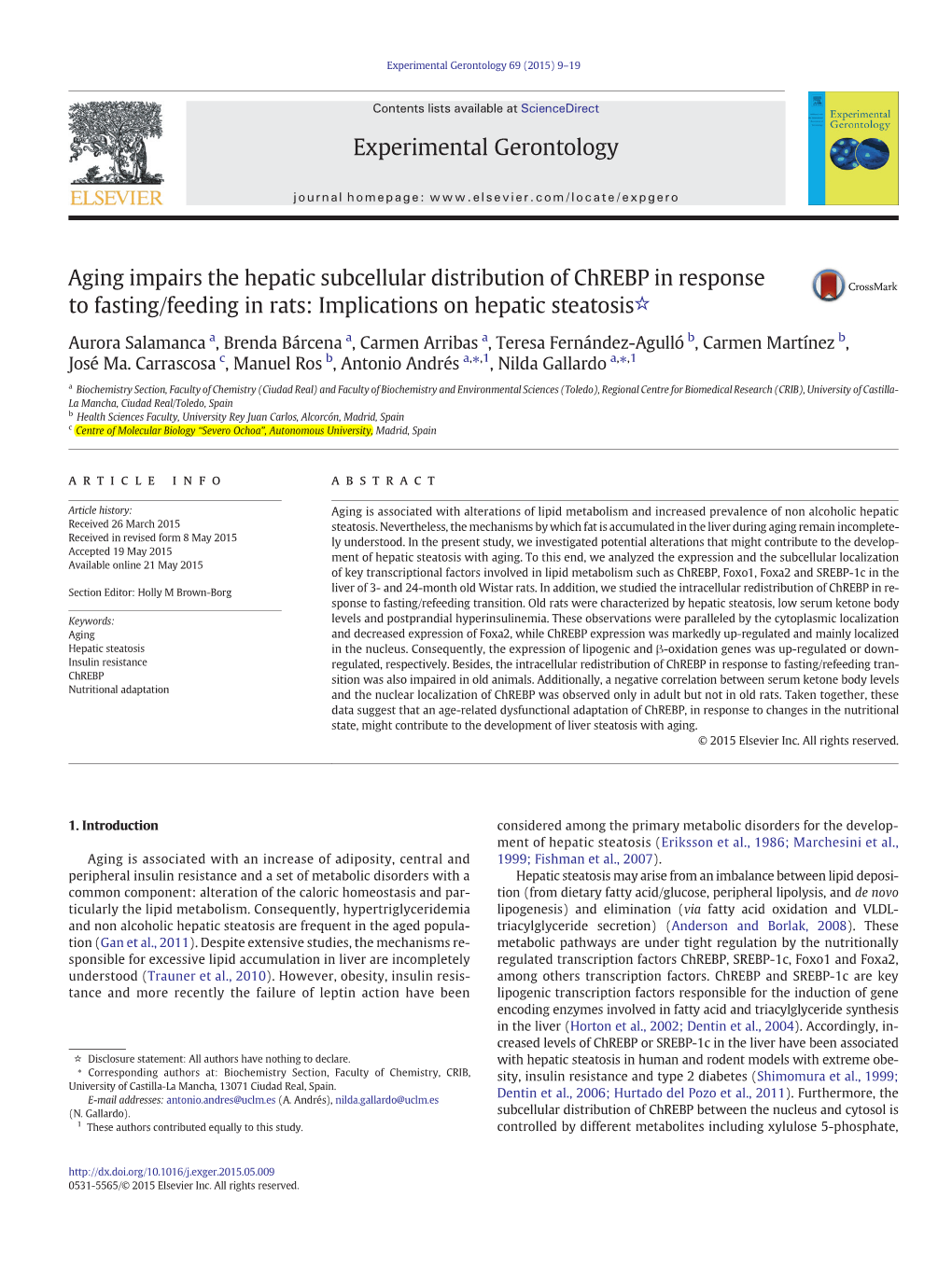 Implications on Hepatic Steatosis☆