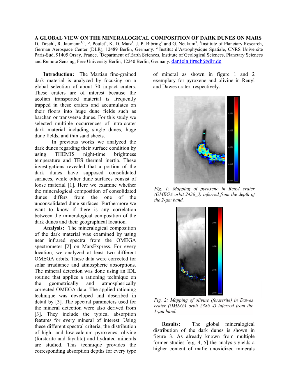 A Global View on the Mineralogical Composition of Dark Dunes on Mars D