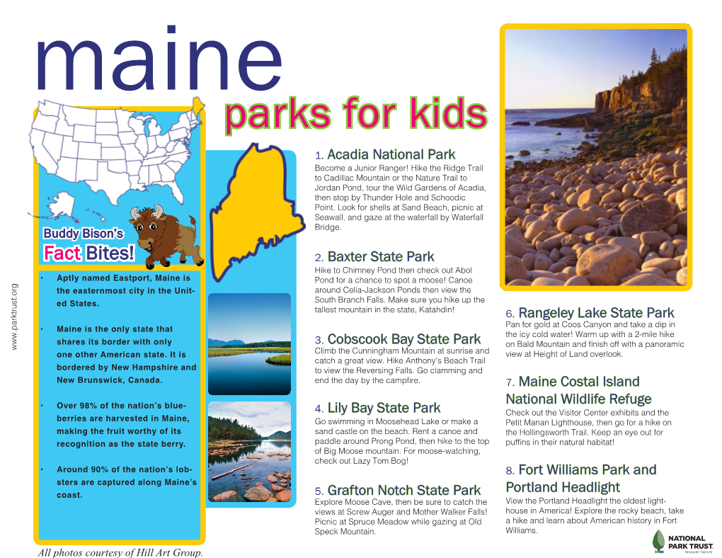 Maine Parks for Kids