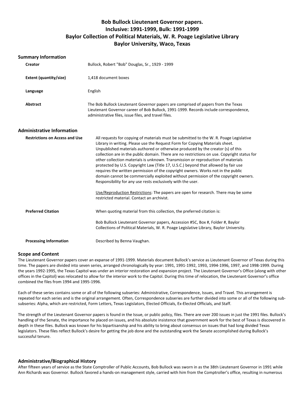 Bullock Lt. Gov. PDF Version Without Alpha Correspondence