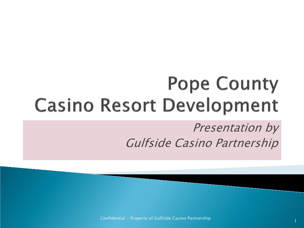 Pope County Casino Resort Development