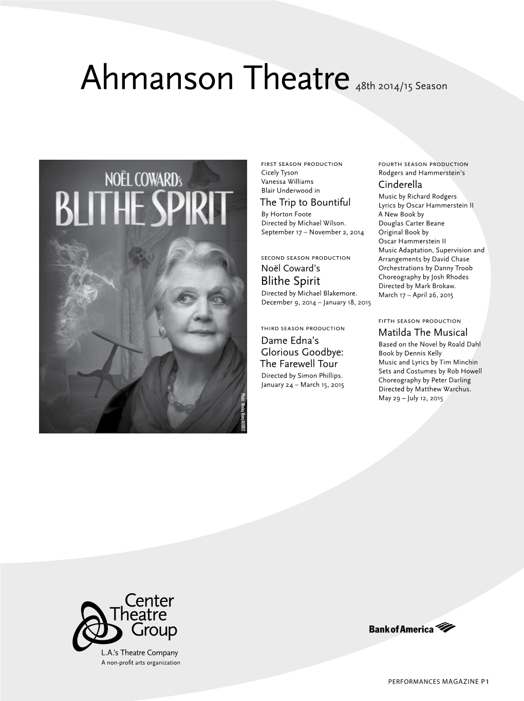 Blithe Spirit Directed by Mark Brokaw