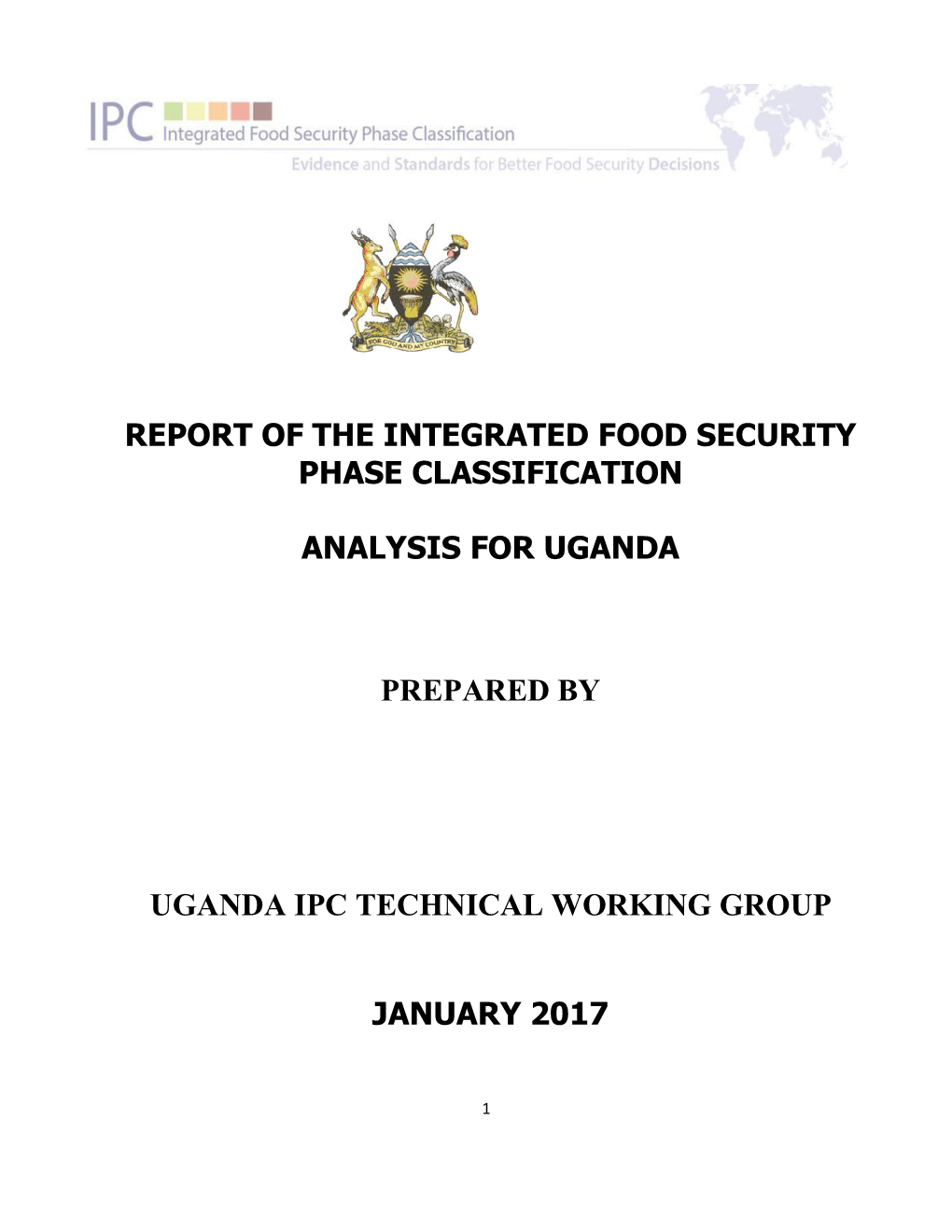 2. Integrated Food Security Phase Classification Analysis Report For