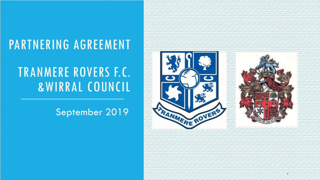 Tranmere Rovers Partnering Agreement V1