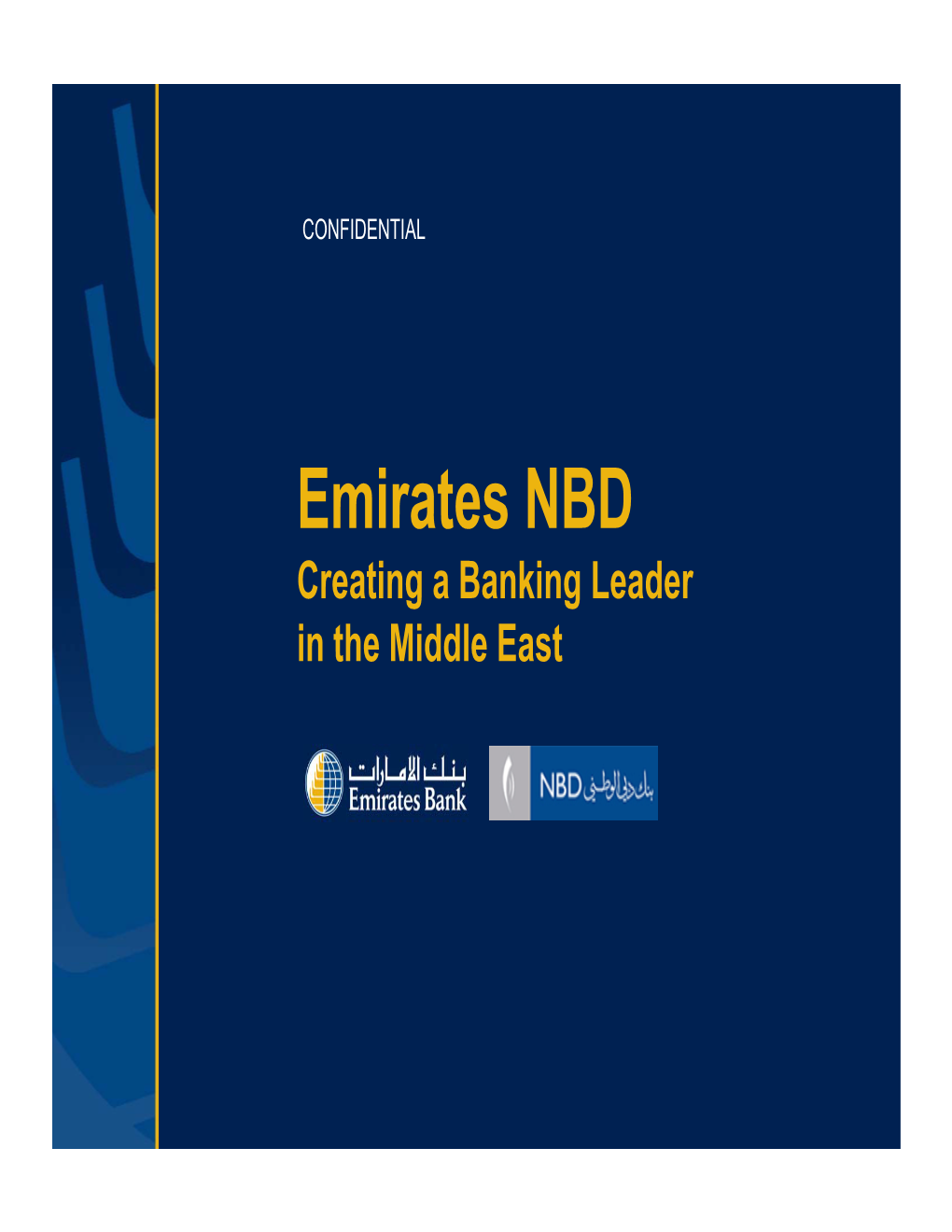 Creating a Banking Leader in the Middle East Index