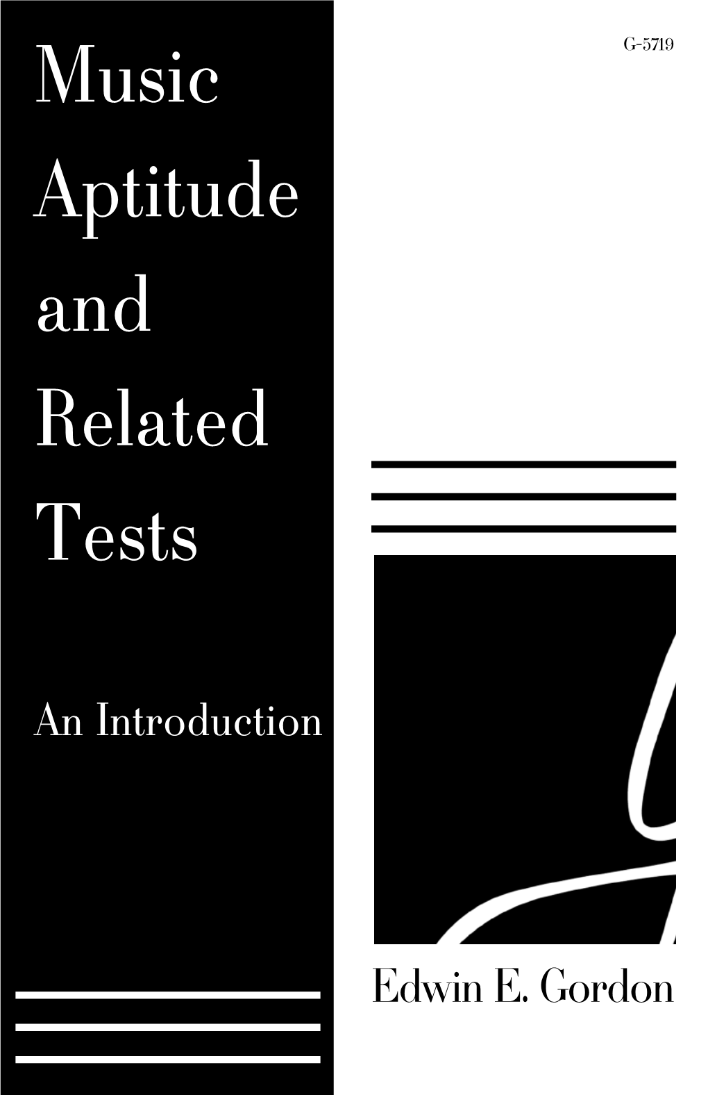 Music Aptitude and Related Tests