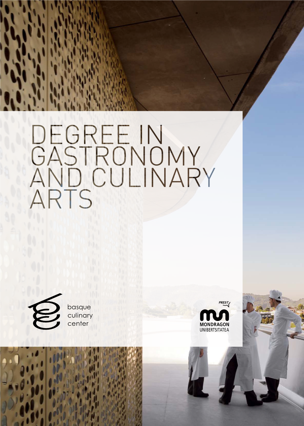 Degree in Gastronomy and Culinary Arts