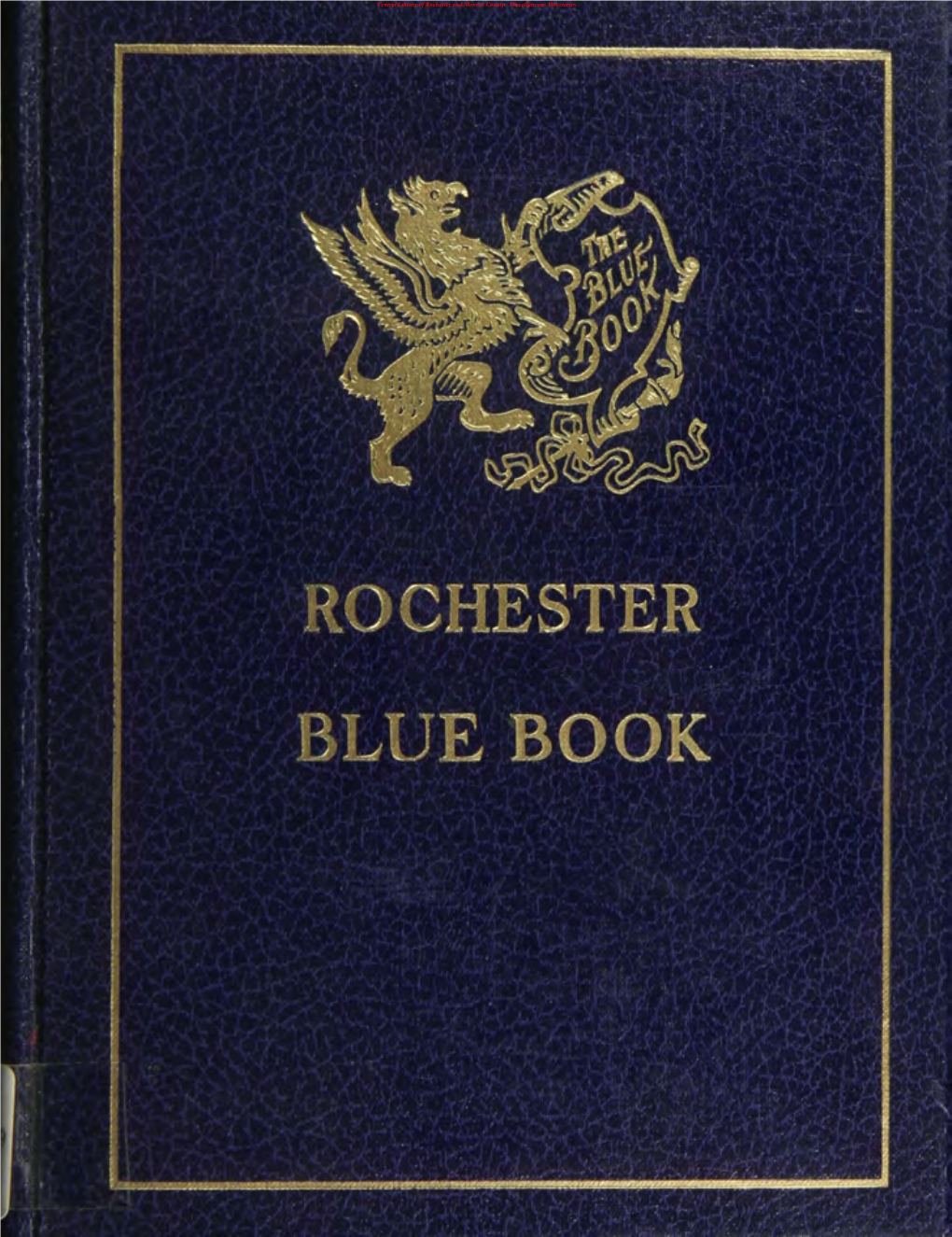 Rochester Blue Book 1938