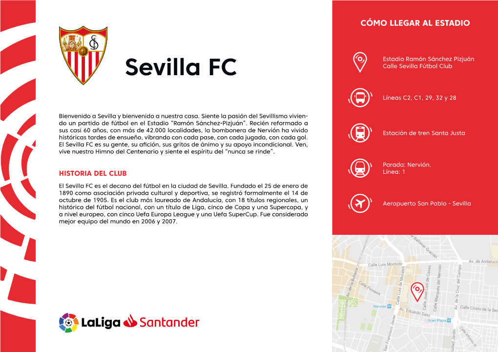 Sevilla FC Calle Sevilla Fútbol Club