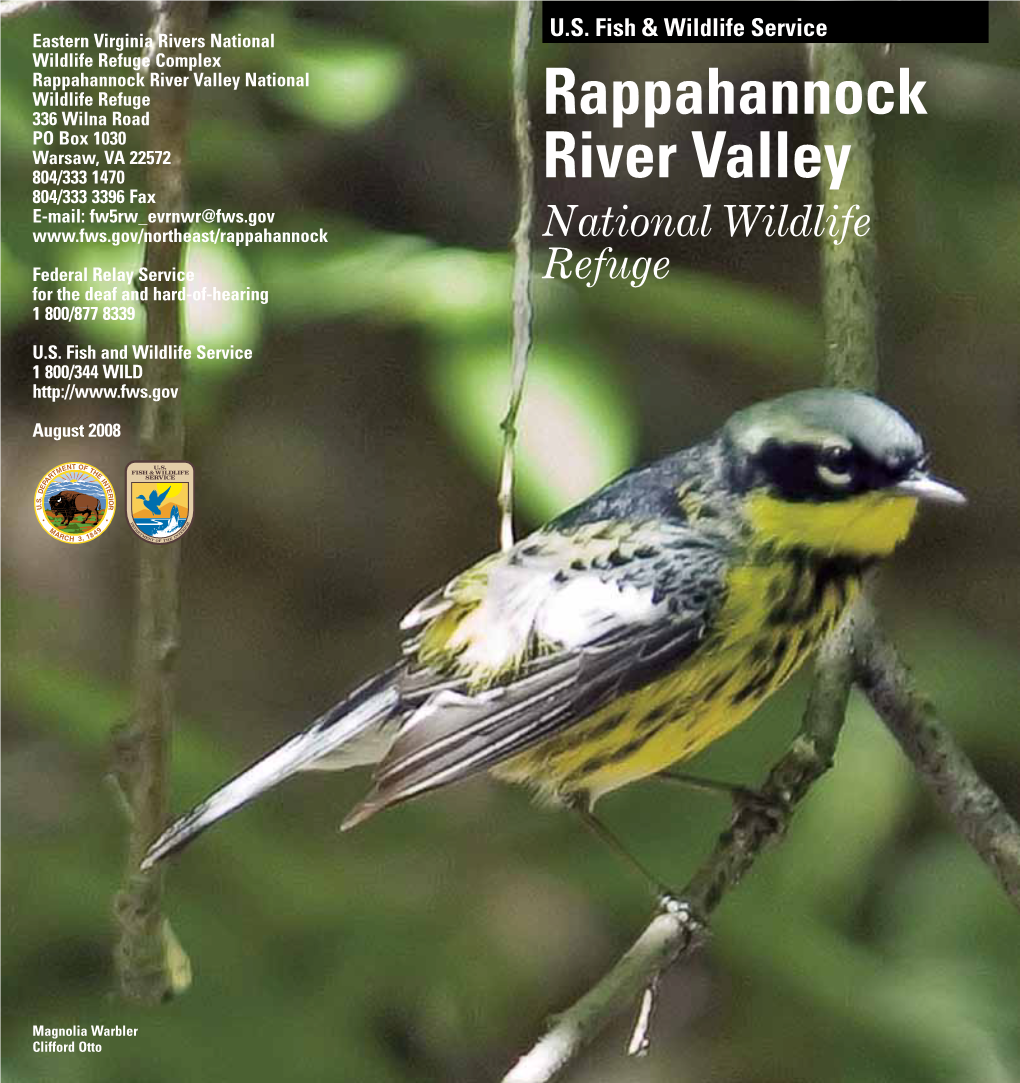 Rappahannock River Valley National Wildlife Refuge Brochure